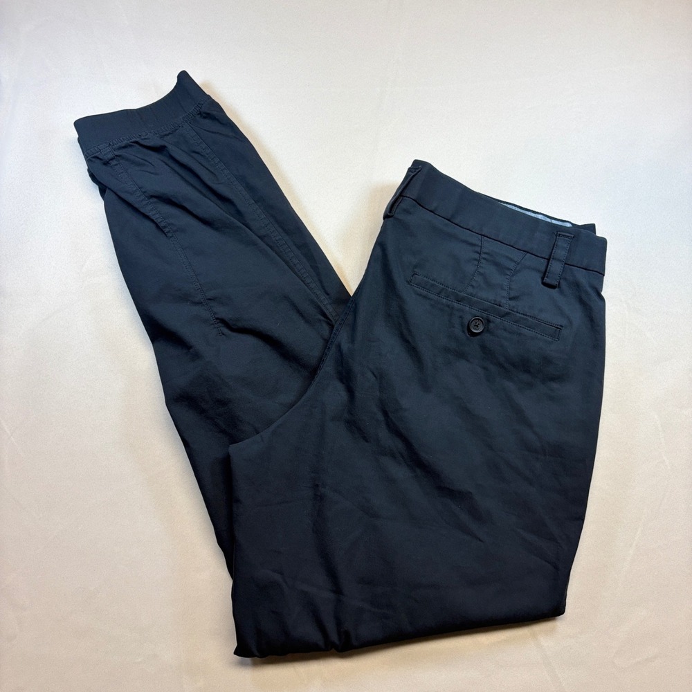 Kit and Ace Navigator Jogger Pants Mens 34 Black Technical Commuter Chino Cuffs